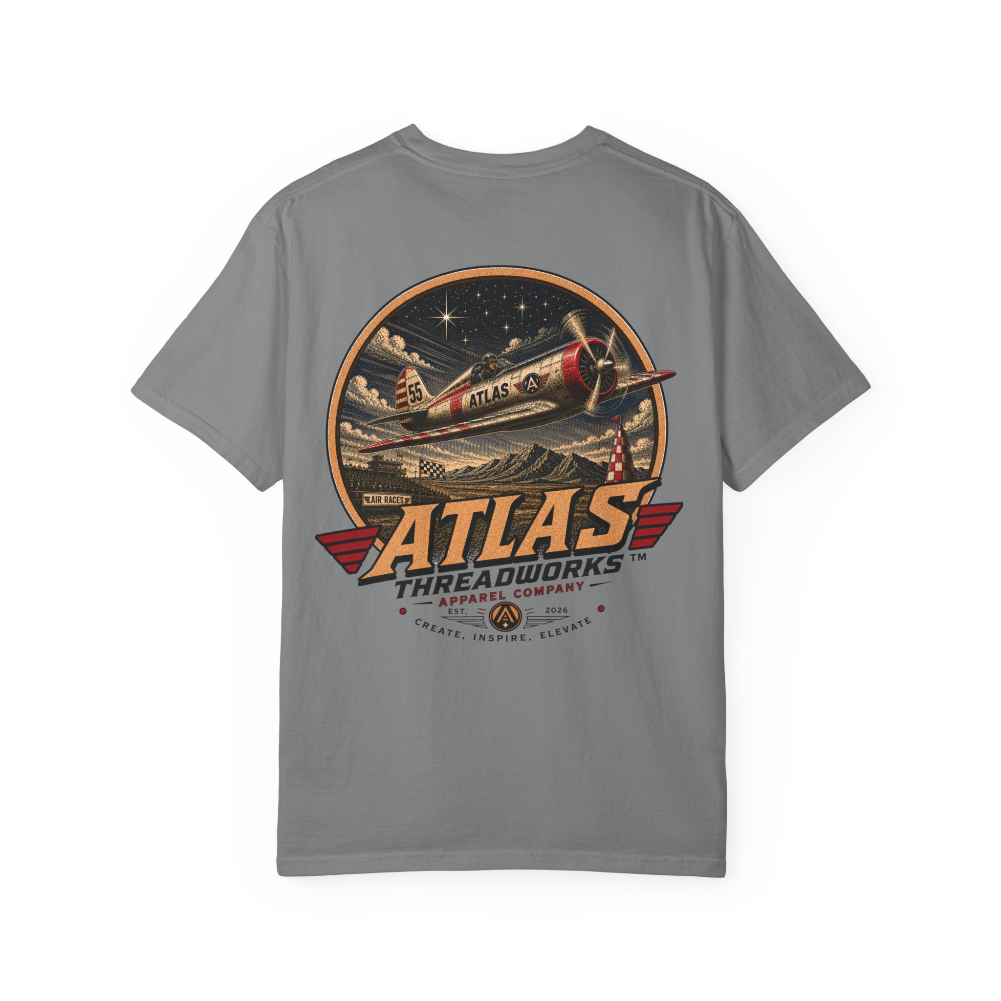 Atlas Threadworks Vintage Airplane T-Shirt
