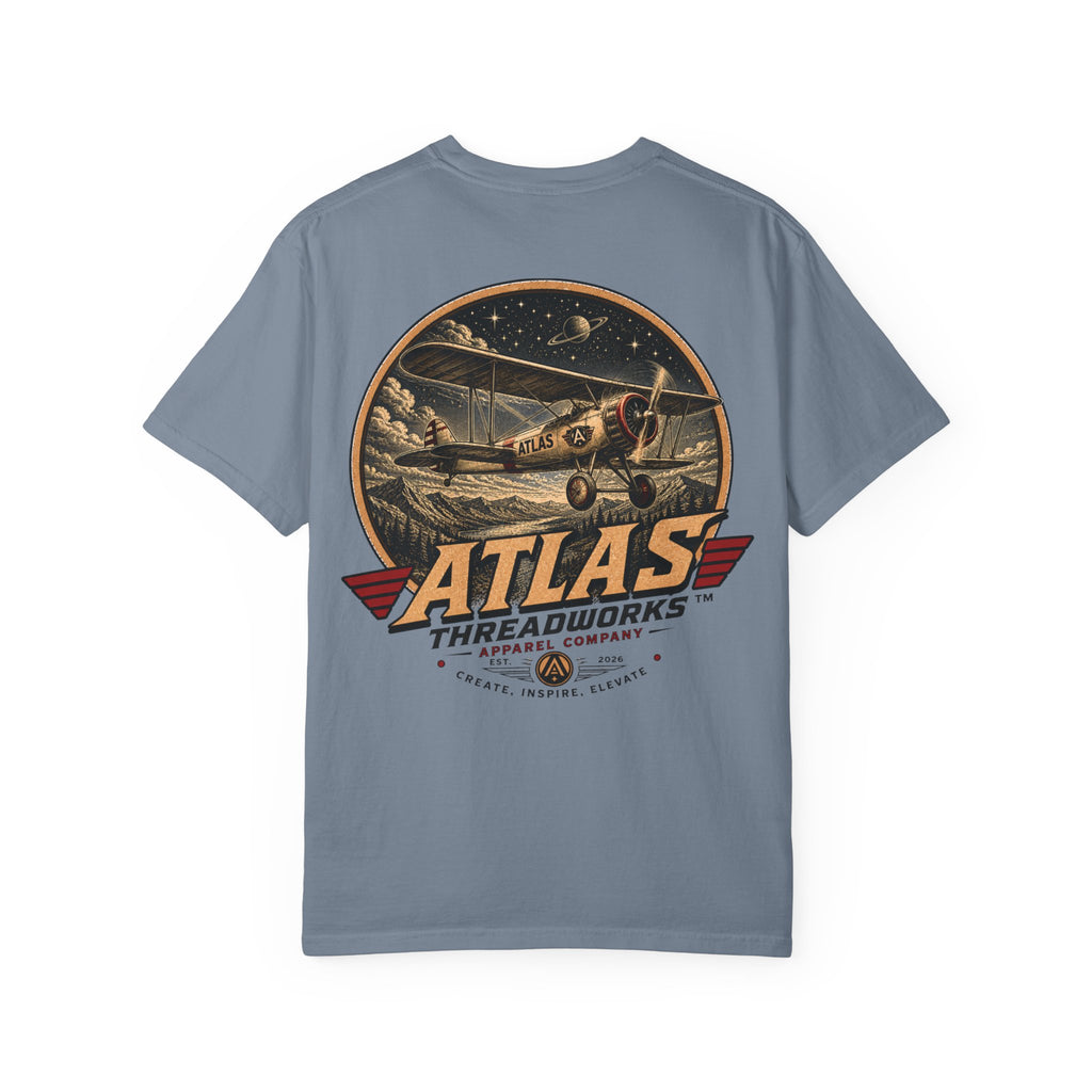 Vintage Atlas Threadworks Airplane T-Shirt