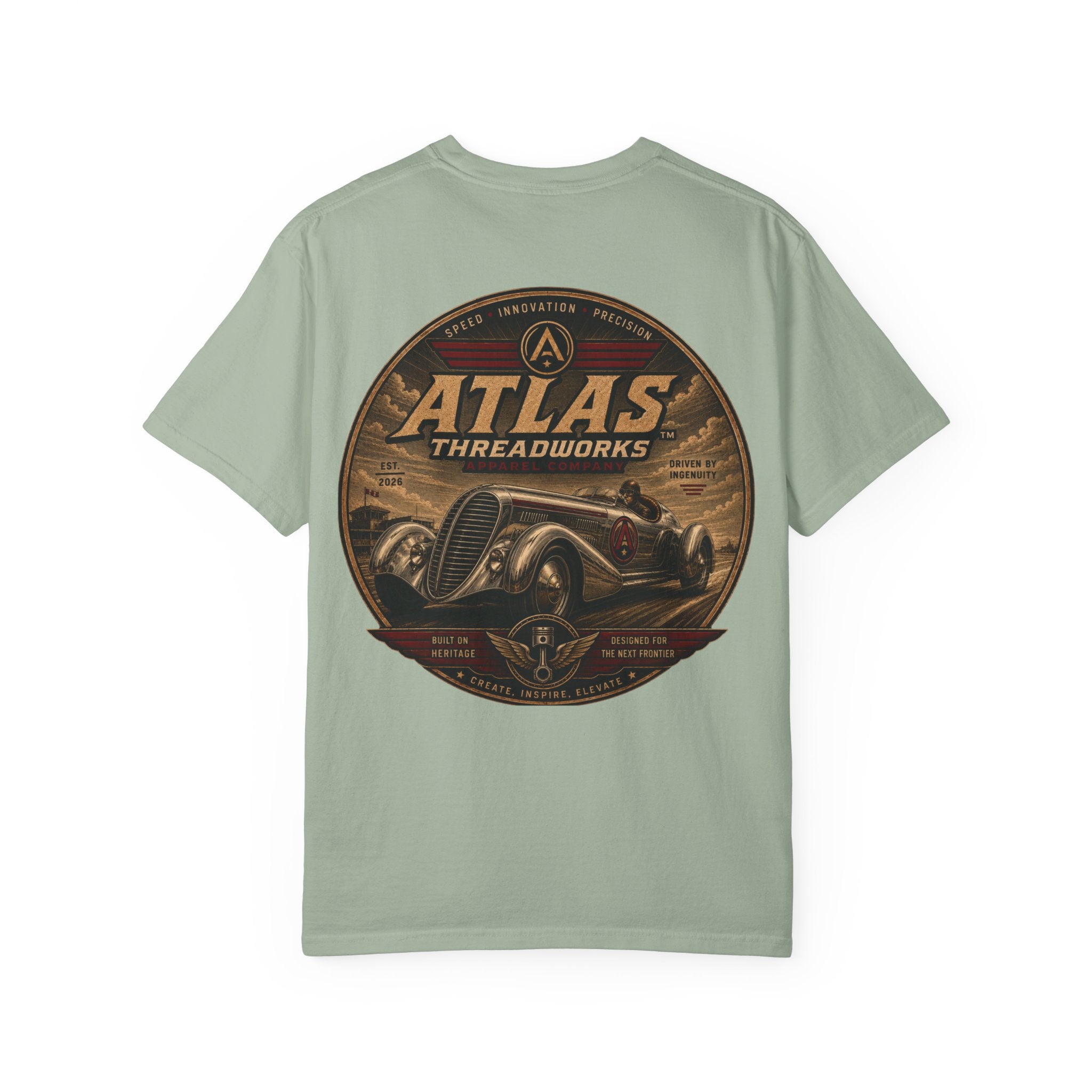 Atlas Threadworks Vintage Car T‑Shirt