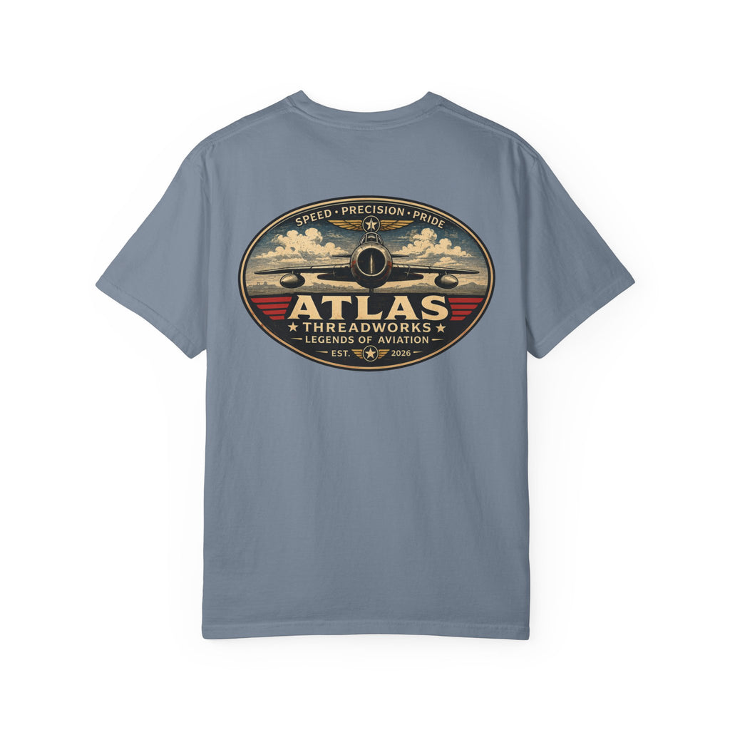 Atlas Threadworks Aviation T-Shirt — Vintage Airplane Logo Tee