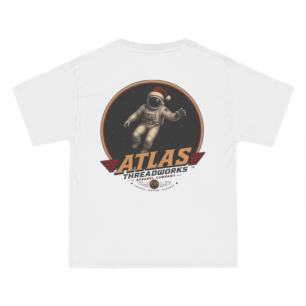 Atlas Threadworks Astronaut Christmas T-Shirt