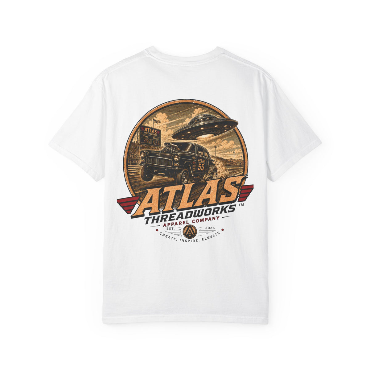 Atlas Threadworks Vintage UFO Gasser Chase Tee