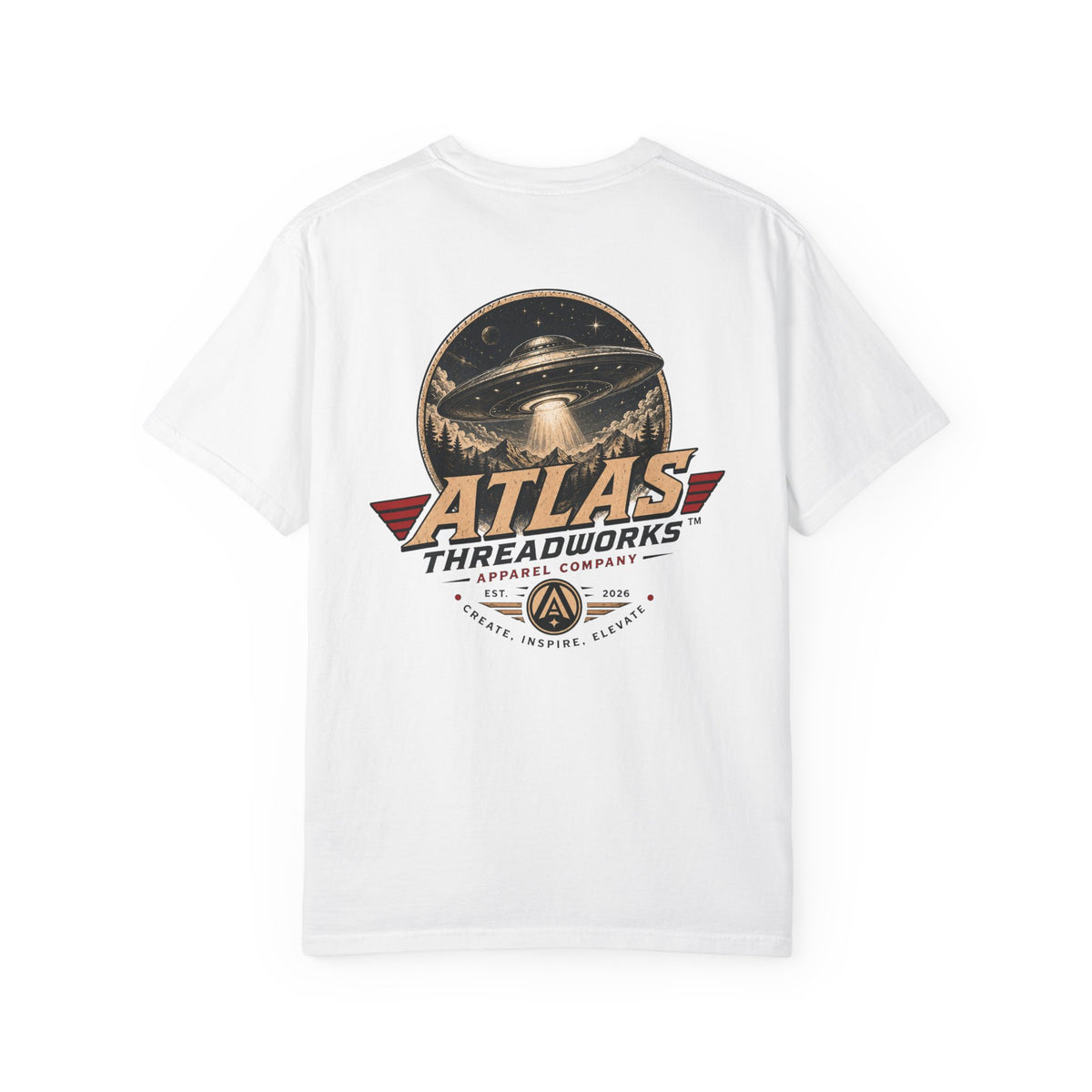 T-Shirt — Atlas Threadworks Vintage UFO Graphic Tee