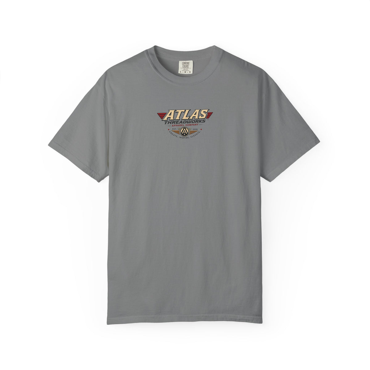 Atlas Threadworks Buffalo Landscape T-Shirt — Vintage Yellowstone Park Graphic Tee