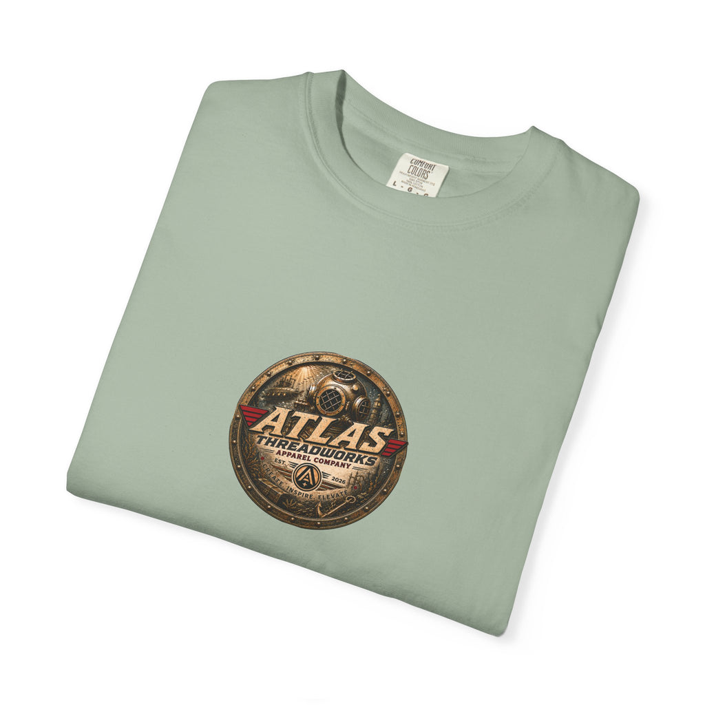 Atlas Threadworks Graphic T‑Shirt — Vintage Whale Logo Tee
