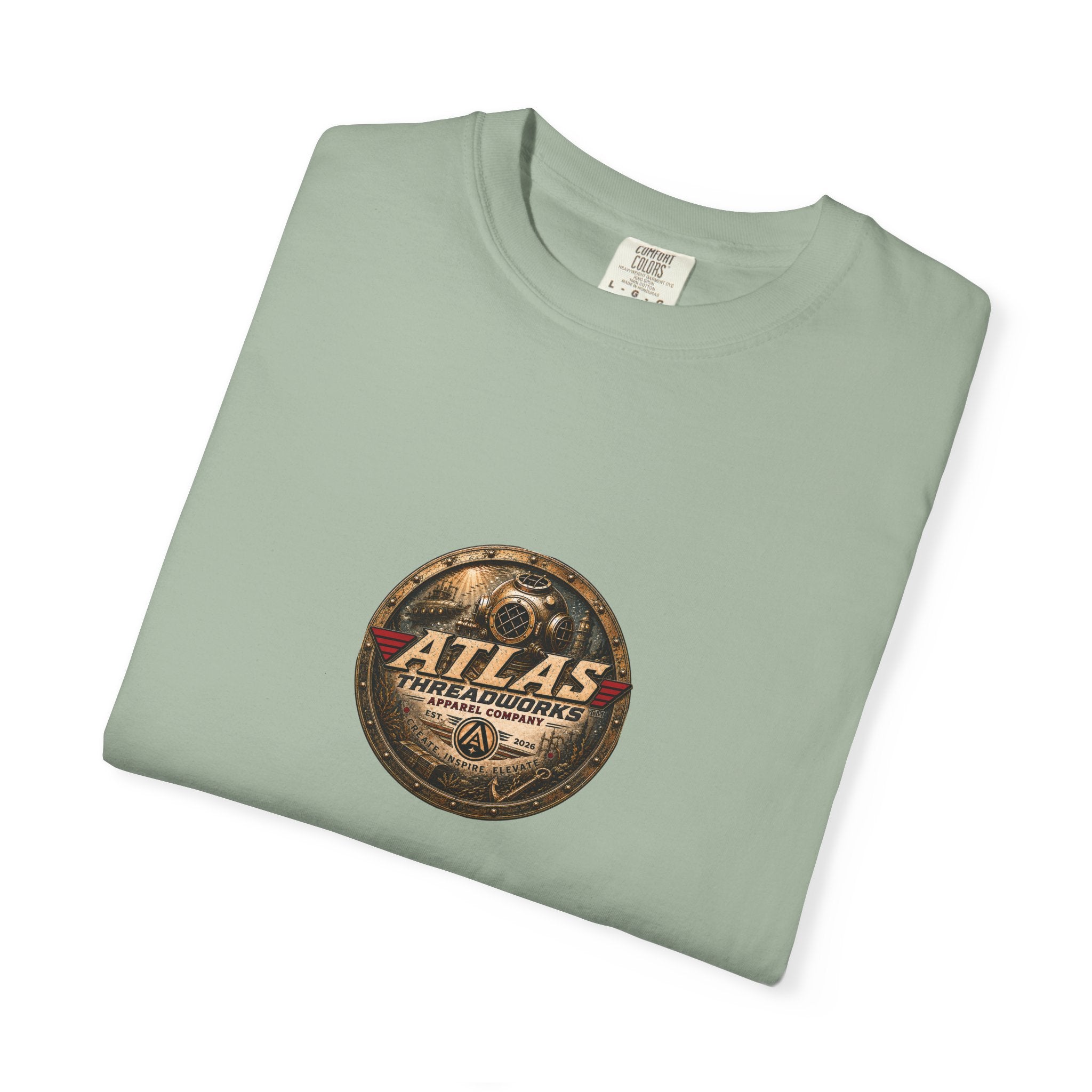 Atlas Threadworks Graphic T‑Shirt — Vintage Whale Logo Tee