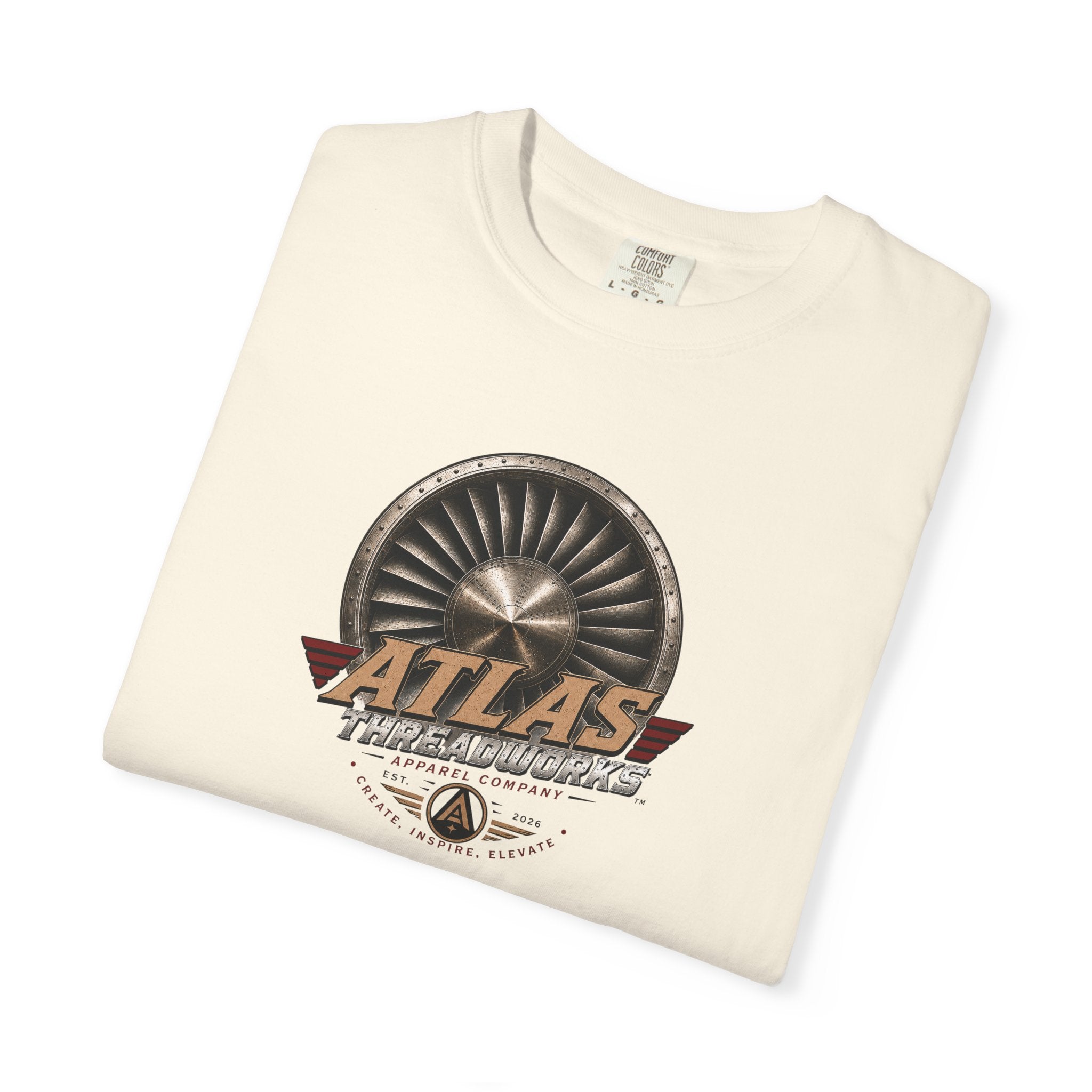 Atlas Threadworks Vintage Flying Wing Airplane T-Shirt