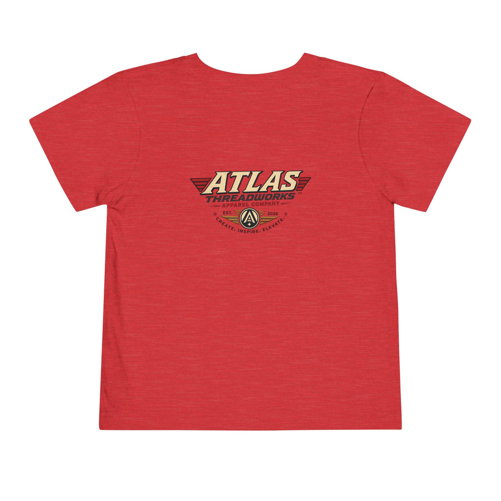 Toddler Tee — Atlas Threadworks Vintage Learning to Drive Logo Kids Shirt