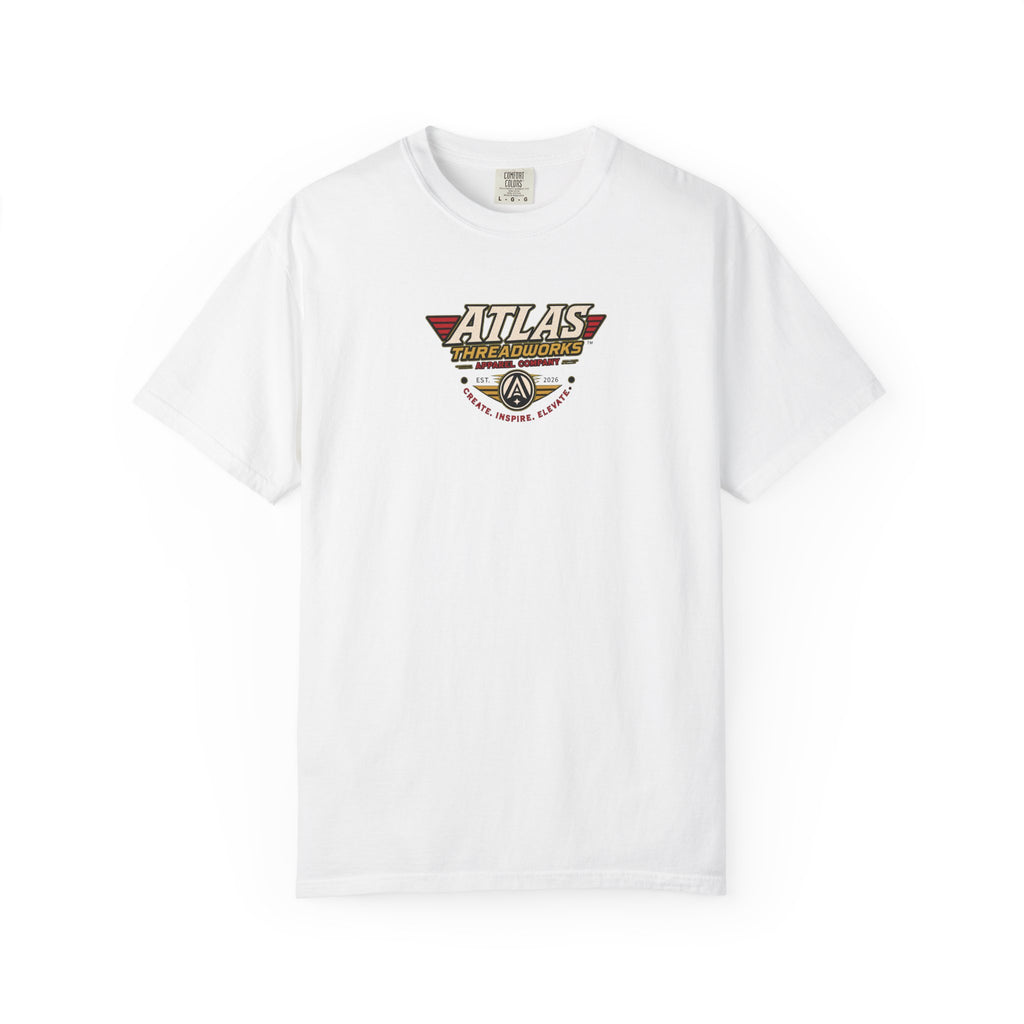 Atlas Threadworks Robot Logo T-Shirt — Vintage Retro Graphic Tee