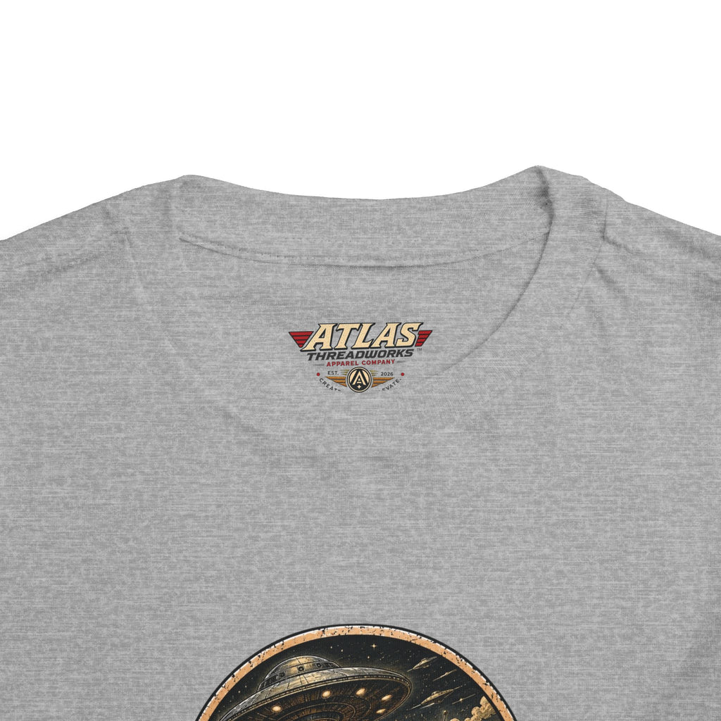 Atlas Threadworks Toddler Tee — Retro Rocket Logo Kids Shirt