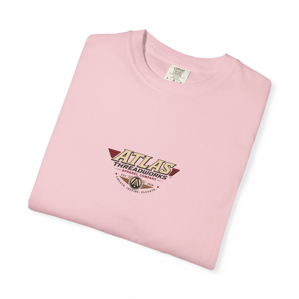 Atlas Threadworks Vintage Graphic T-Shirt — Retro Hummingbird Logo Tee