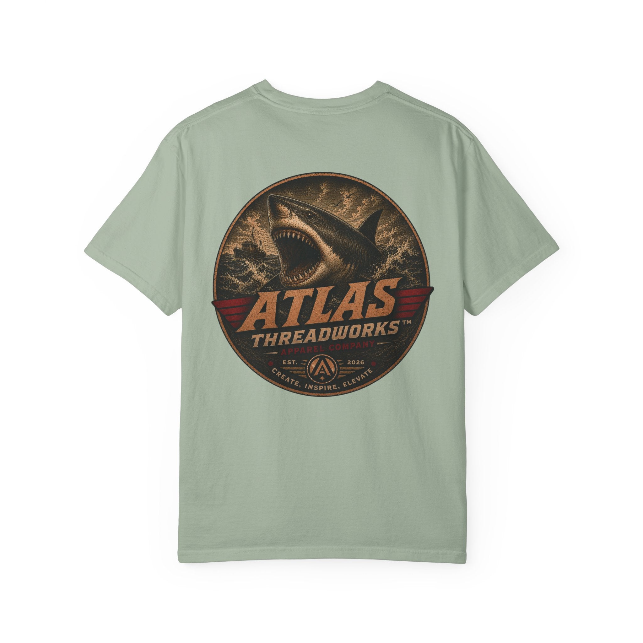 Atlas Threadworks Shark Logo T‑Shirt