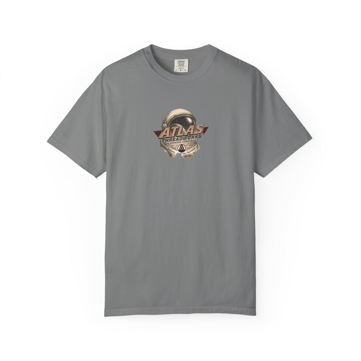 Atlas Threadworks Moon Landing Tee — Retro Astronaut Graphic T-Shirt