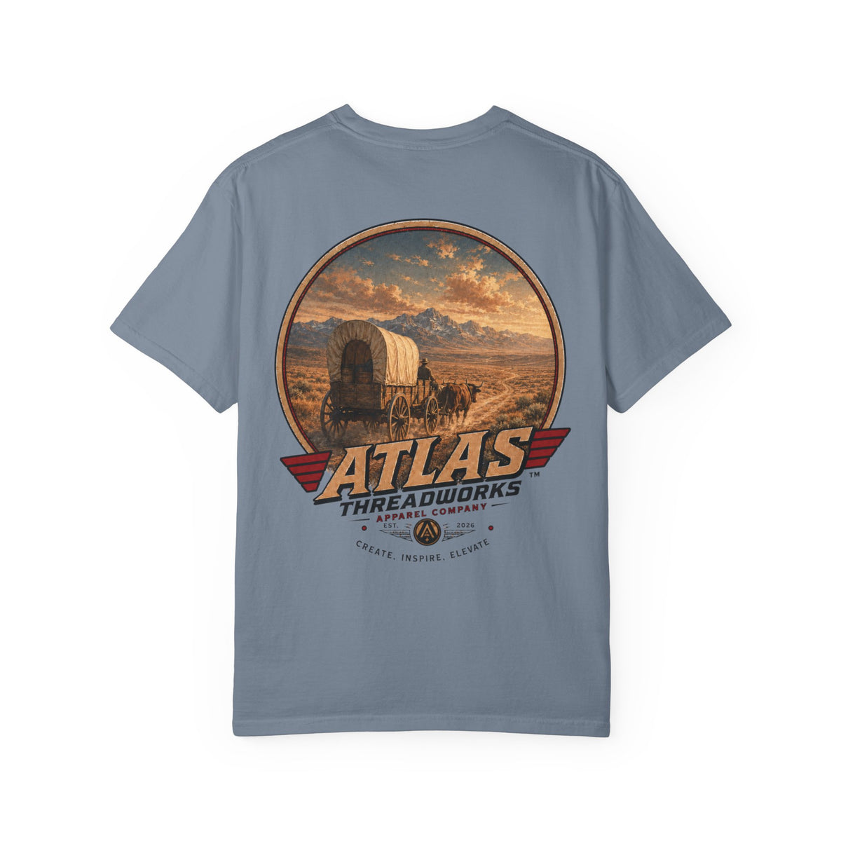 Atlas Threadworks Western Wagon Graphic T-Shirt