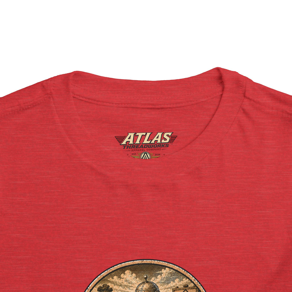 Toddler Tee — Atlas Threadworks Vintage Learning to Drive Logo Kids Shirt