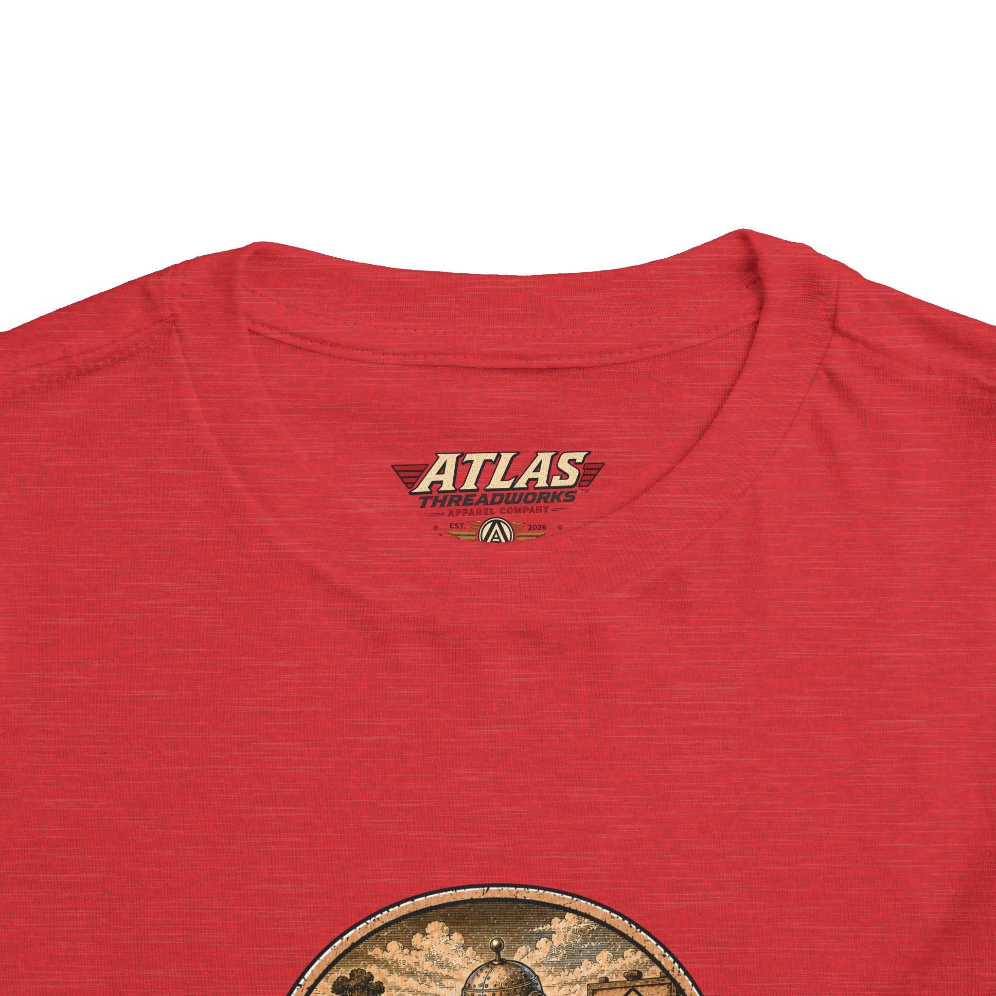 Toddler Tee — Atlas Threadworks Vintage Learning to Drive Logo Kids Shirt