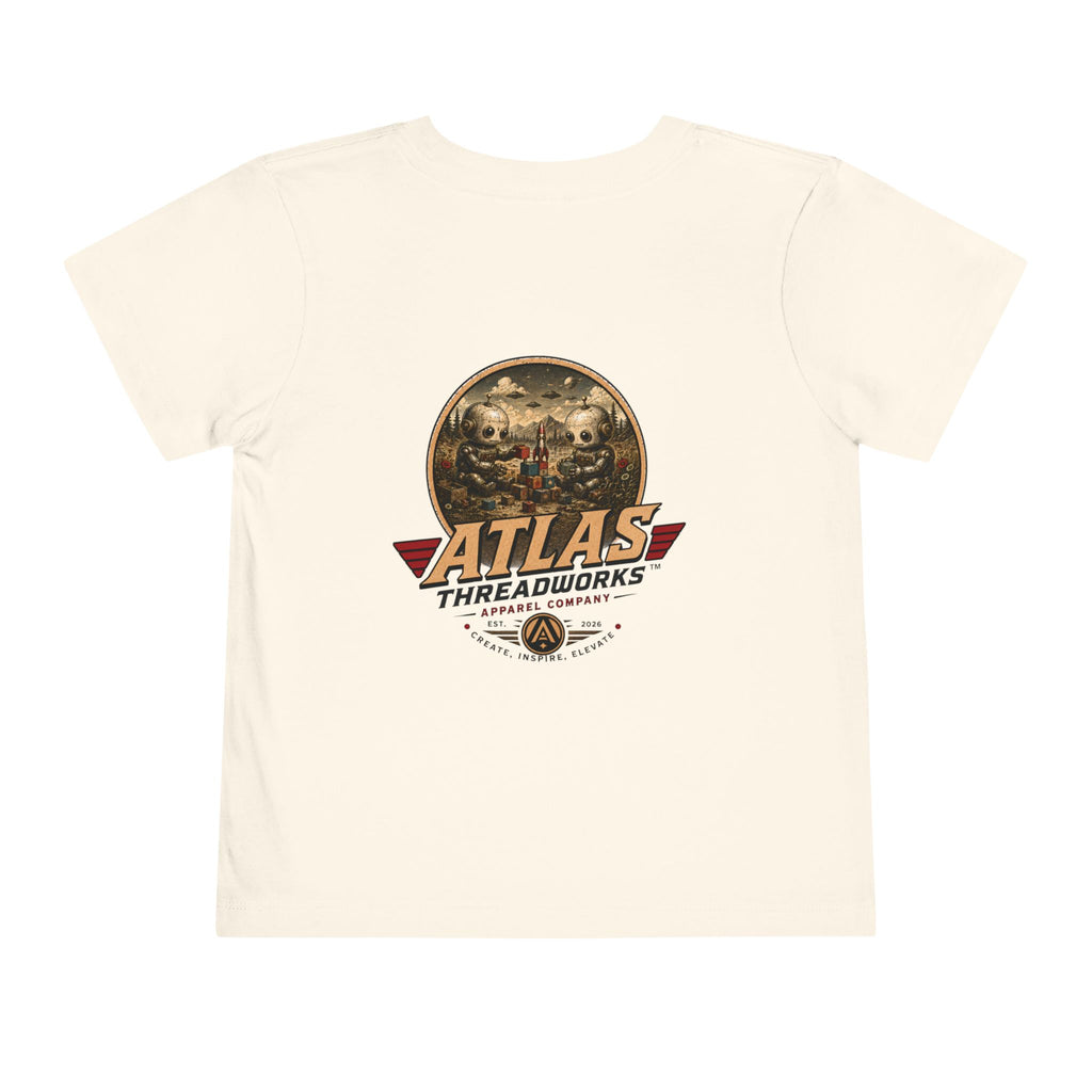 Atlas Threadworks Toddler Tee — Vintage Toddler Robots Logo Shirt