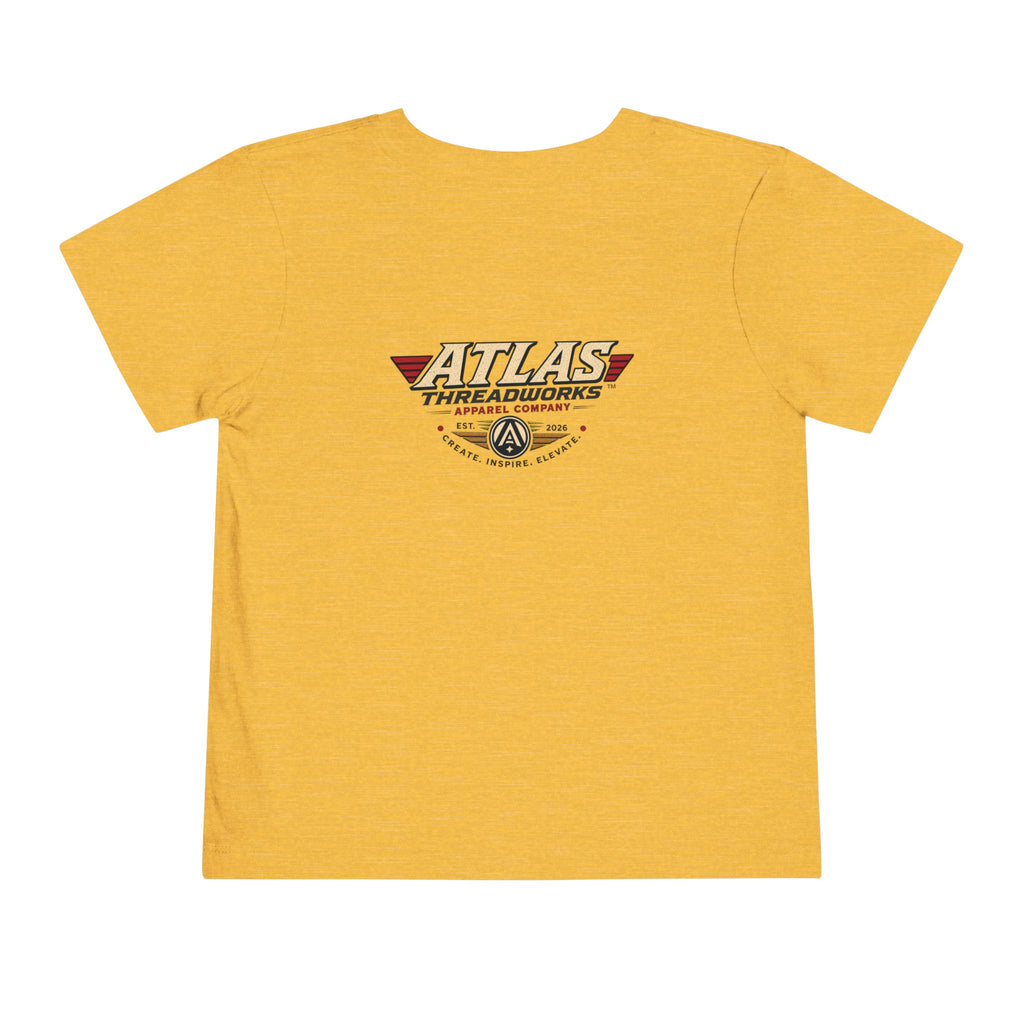 Atlas Threadworks Toddler Tee — Retro Rocket Logo Kids Shirt
