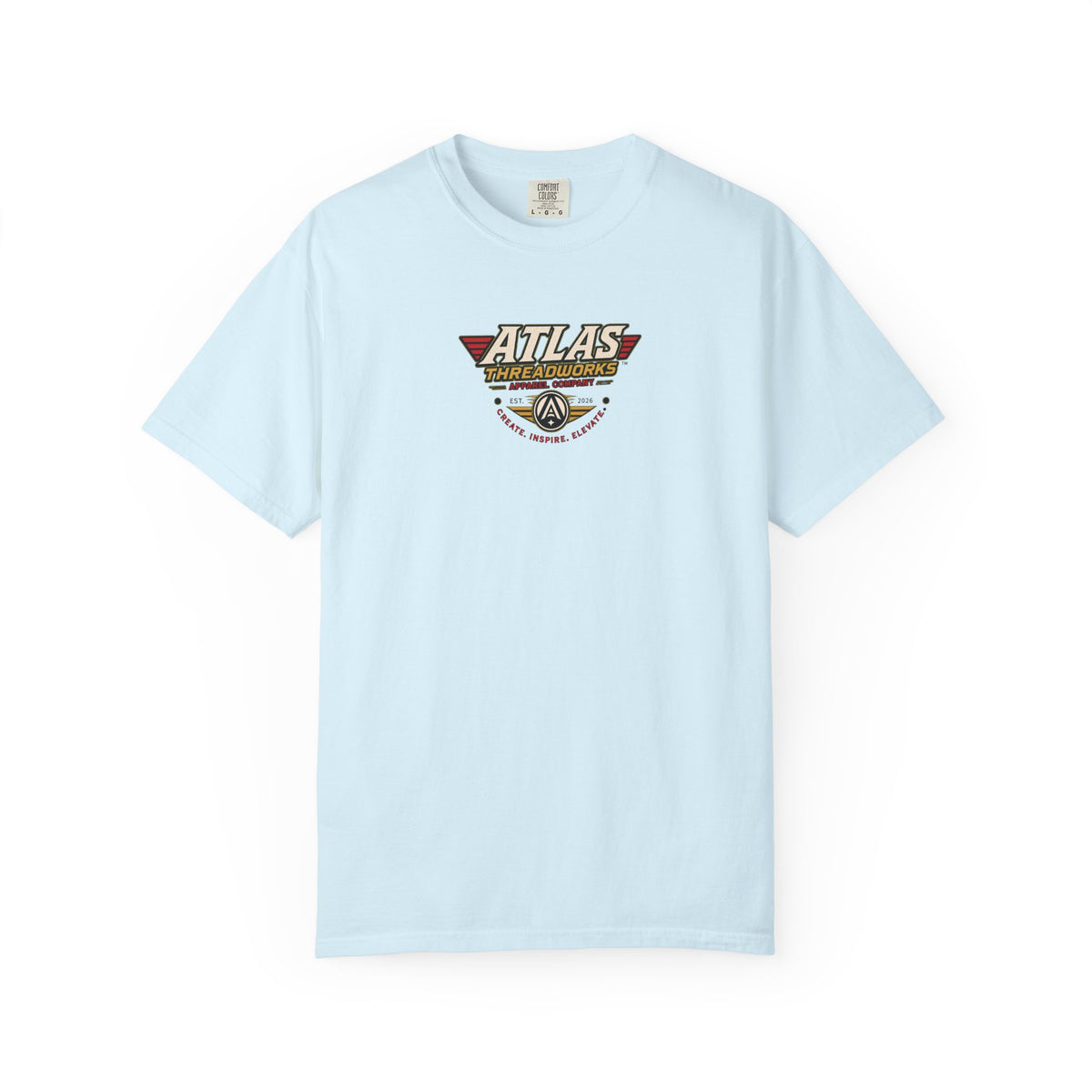 Atlas Threadworks T-Shirt — Vintage Robot and Sky Space Logo Tee