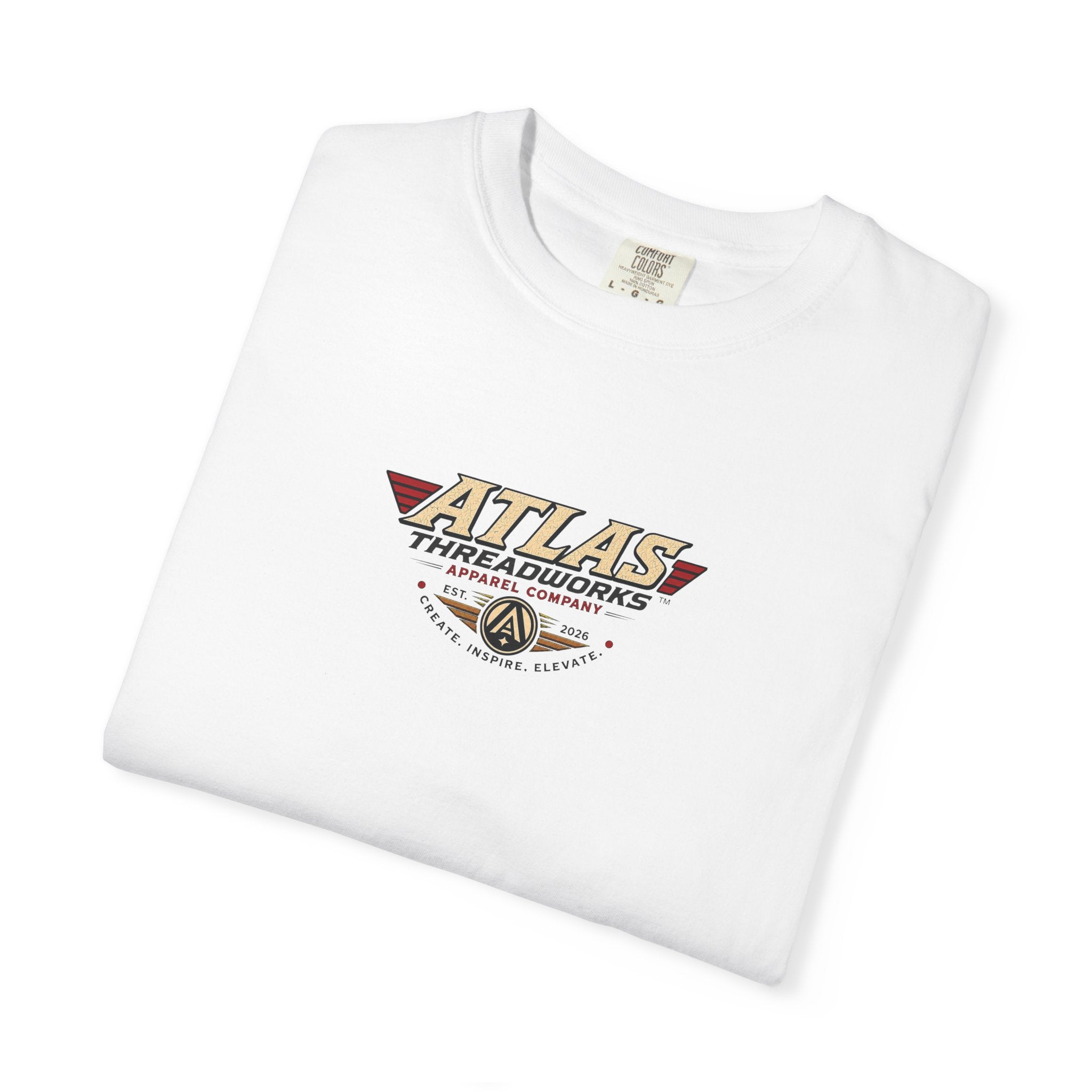Robot Graphic T-Shirt — "ATLAS" Front Logo & Vintage Robot Back Print