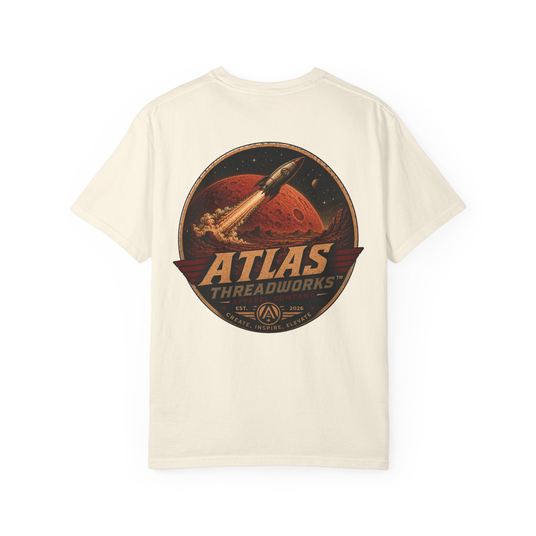 Atlas Threadworks Retro Rocket T‑Shirt