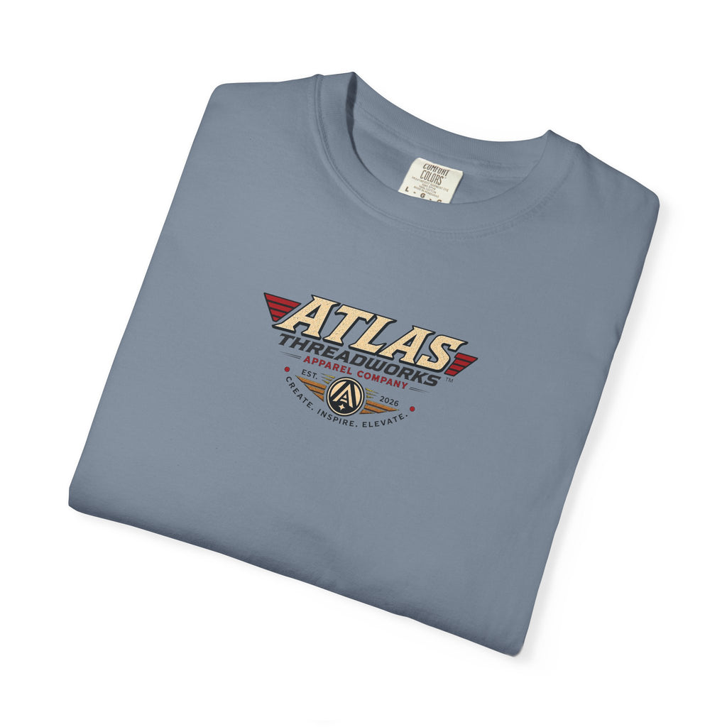 Atlas Threadworks Vintage Robot T‑Shirt — Retro Industrial Graphic Tee