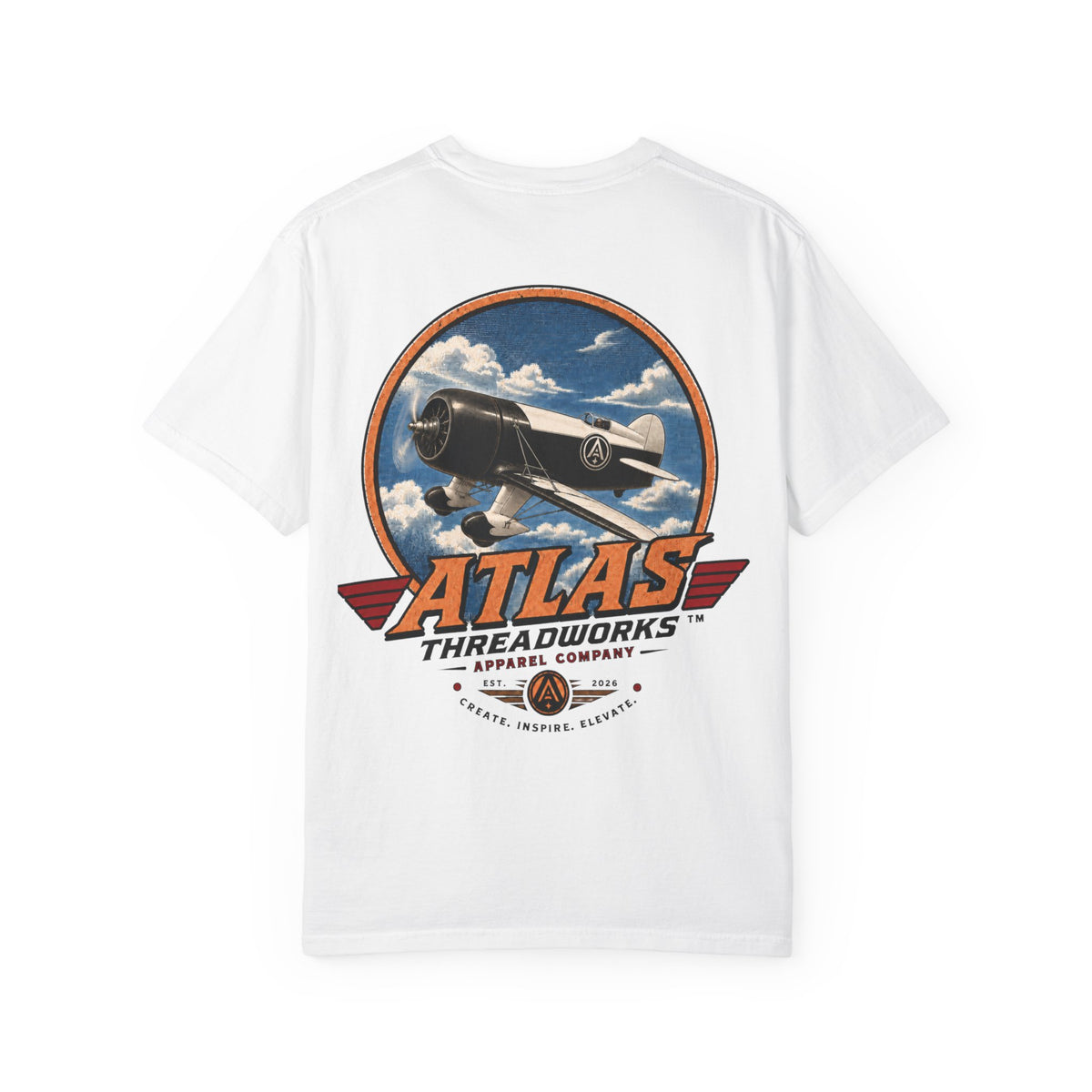 Atlas Threadworks Vintage Airplane T-Shirt