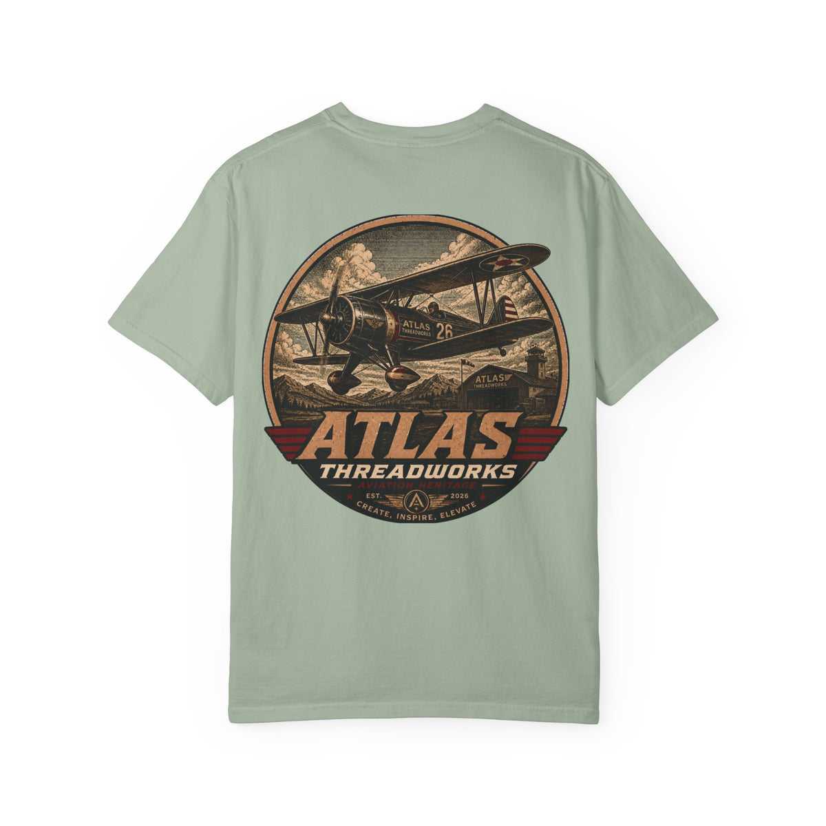 Atlas Threadworks Vintage Airplane T-Shirt