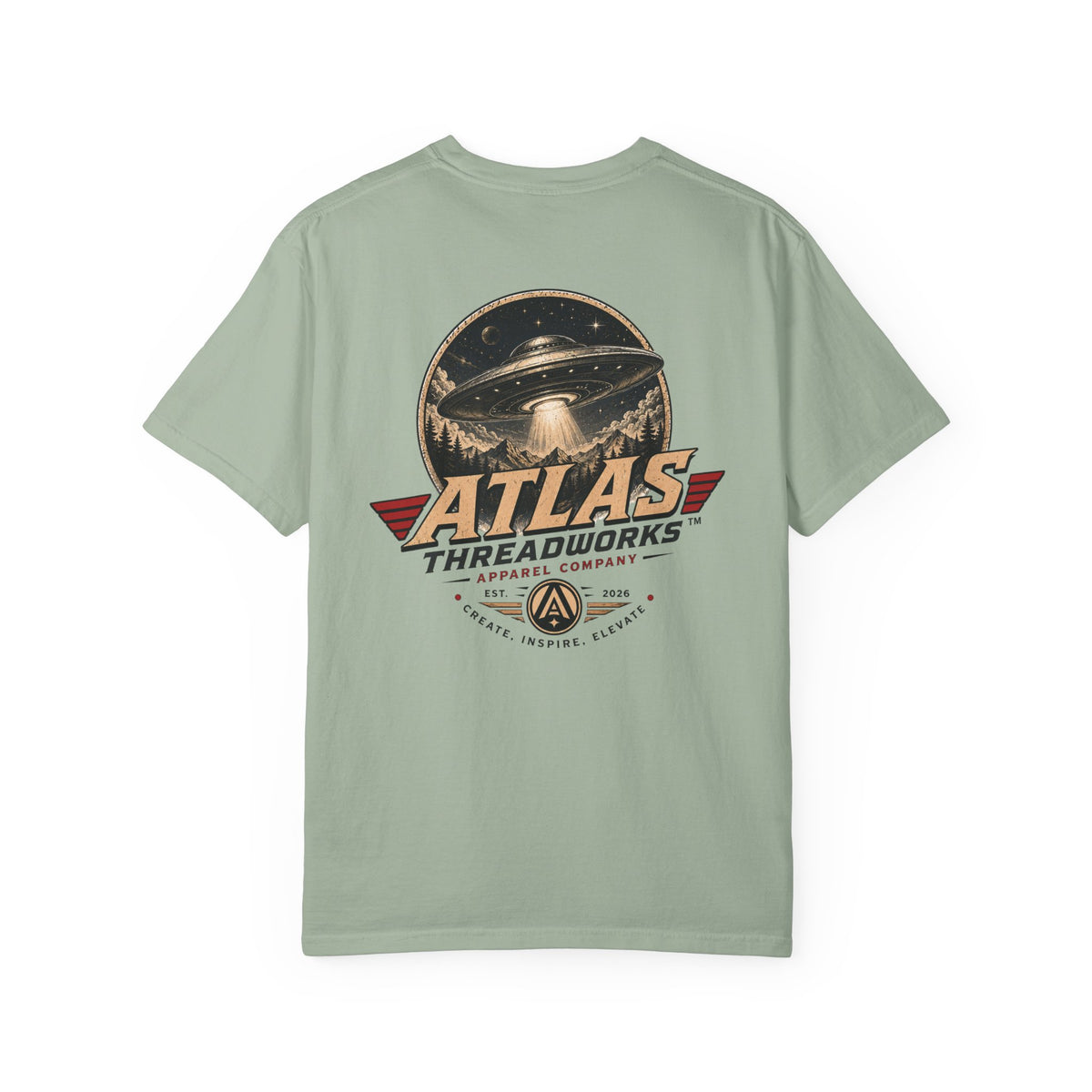 T-Shirt — Atlas Threadworks Vintage UFO Graphic Tee