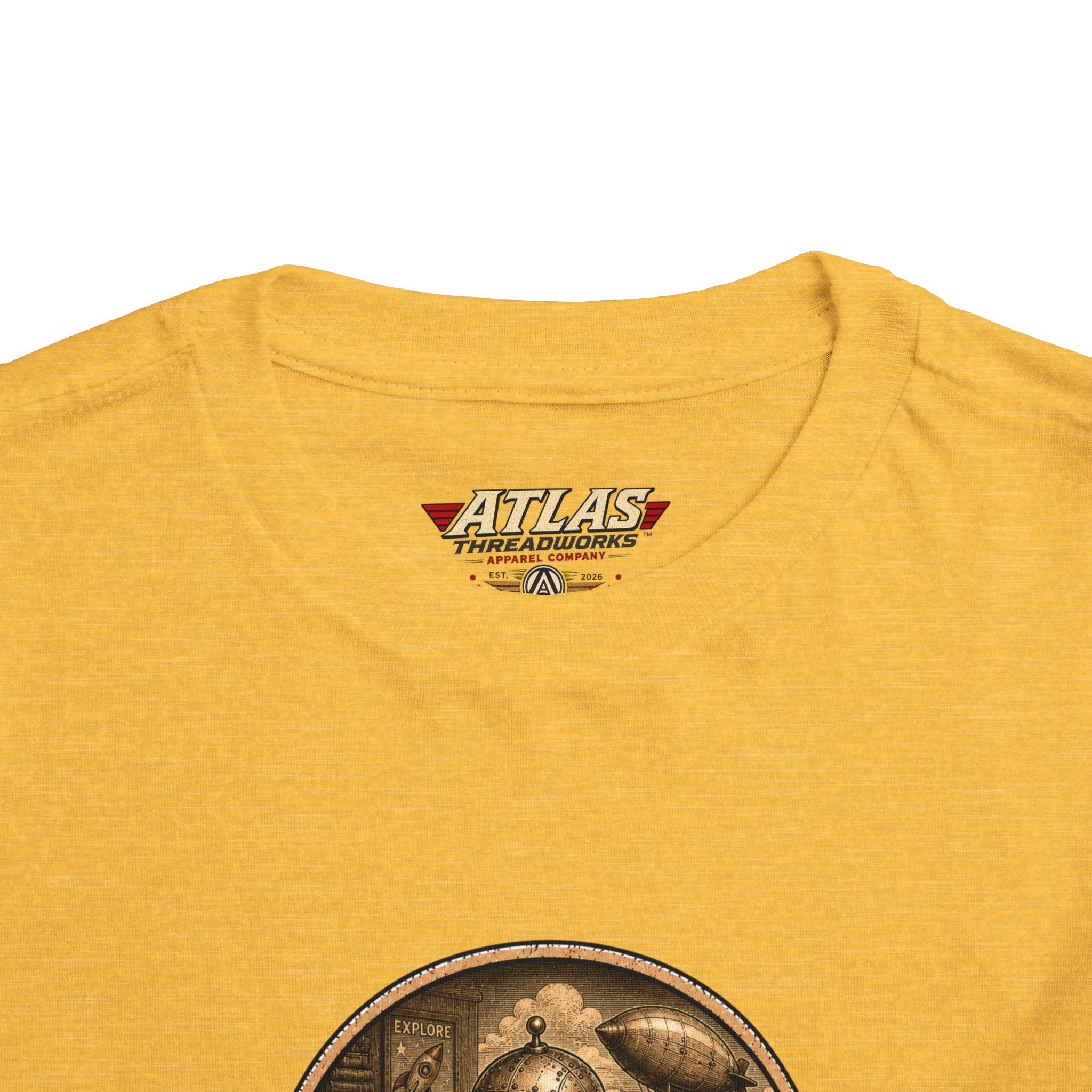 Atlas Threadworks Toddler Tee – Vintage Train Set Logo Kids Shirt