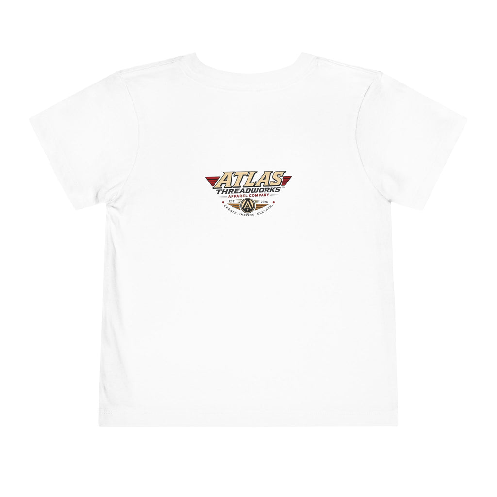 Atlas Threadworks Toddler Tee — Retro Vintage Diving Mechanic Logo