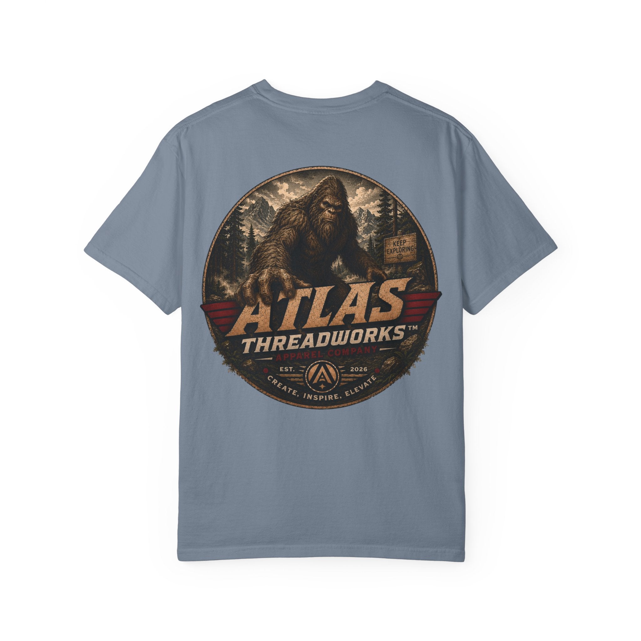 Atlas Threadworks Big Foot Logo T-Shirt — Vintage Outdoor Graphic Tee