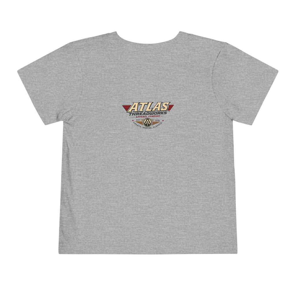 Atlas Threadworks Toddler Tee — Retro Vintage Diving Mechanic Logo