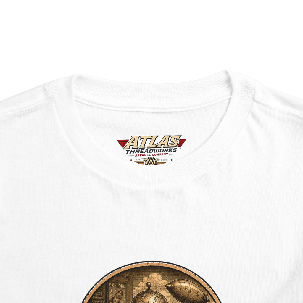 Atlas Threadworks Toddler Tee – Vintage Train Set Logo Kids Shirt