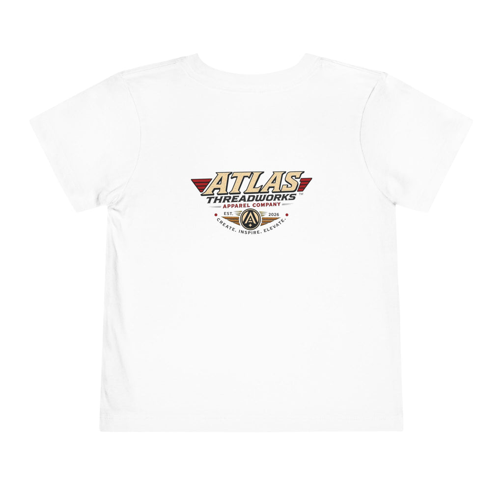 Toddler Tee — Atlas Threadworks Vintage Learning to Drive Logo Kids Shirt
