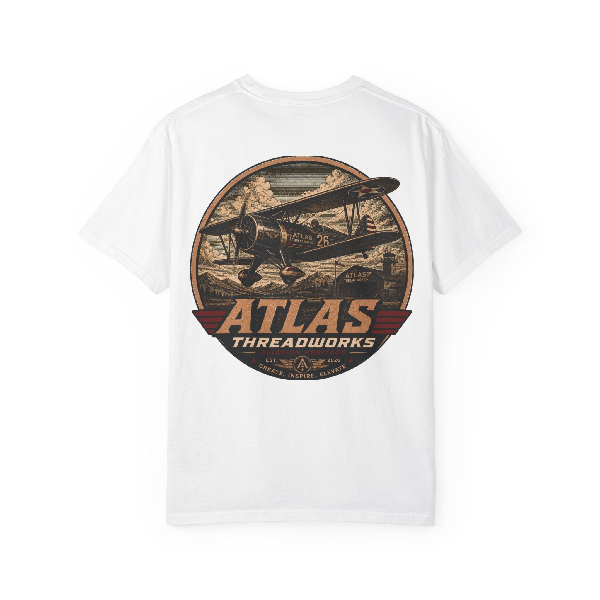 Atlas Threadworks Vintage Airplane T-Shirt