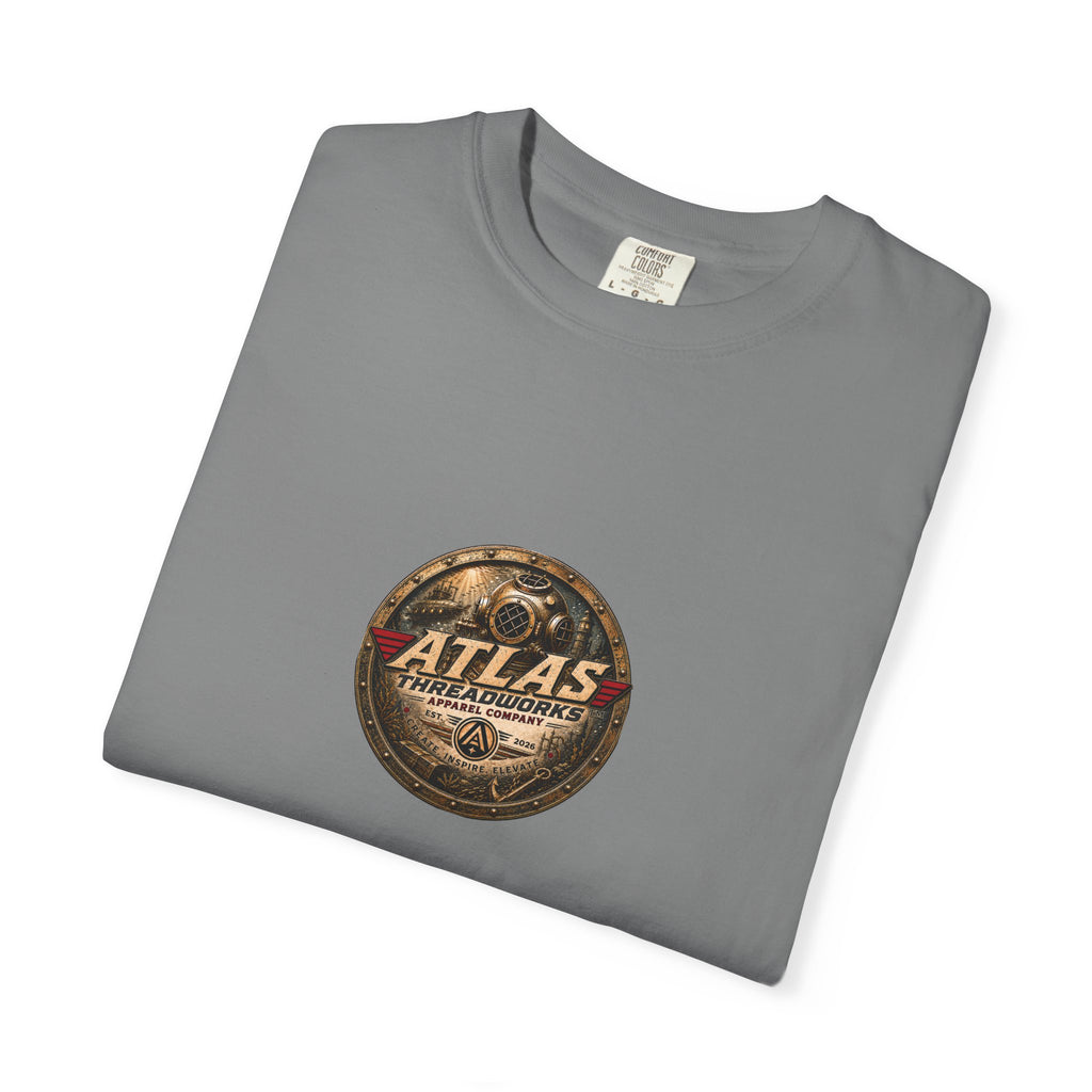 Atlas Threadworks Graphic T‑Shirt — Vintage Whale Logo Tee
