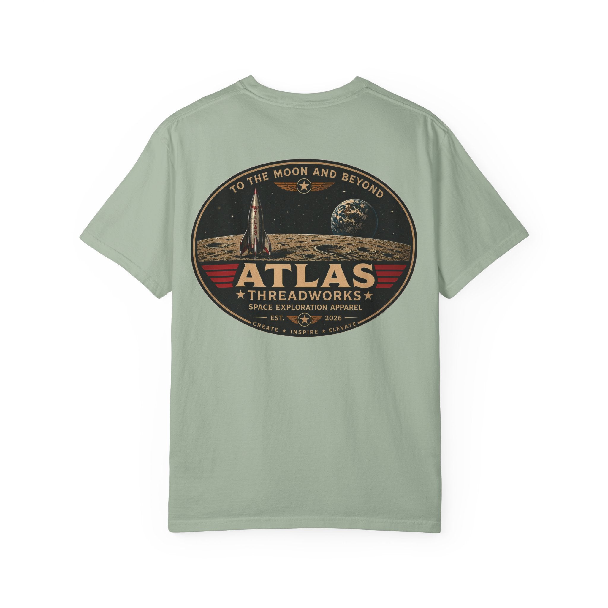 Atlas Threadworks Space Exploration Moon & Rocket