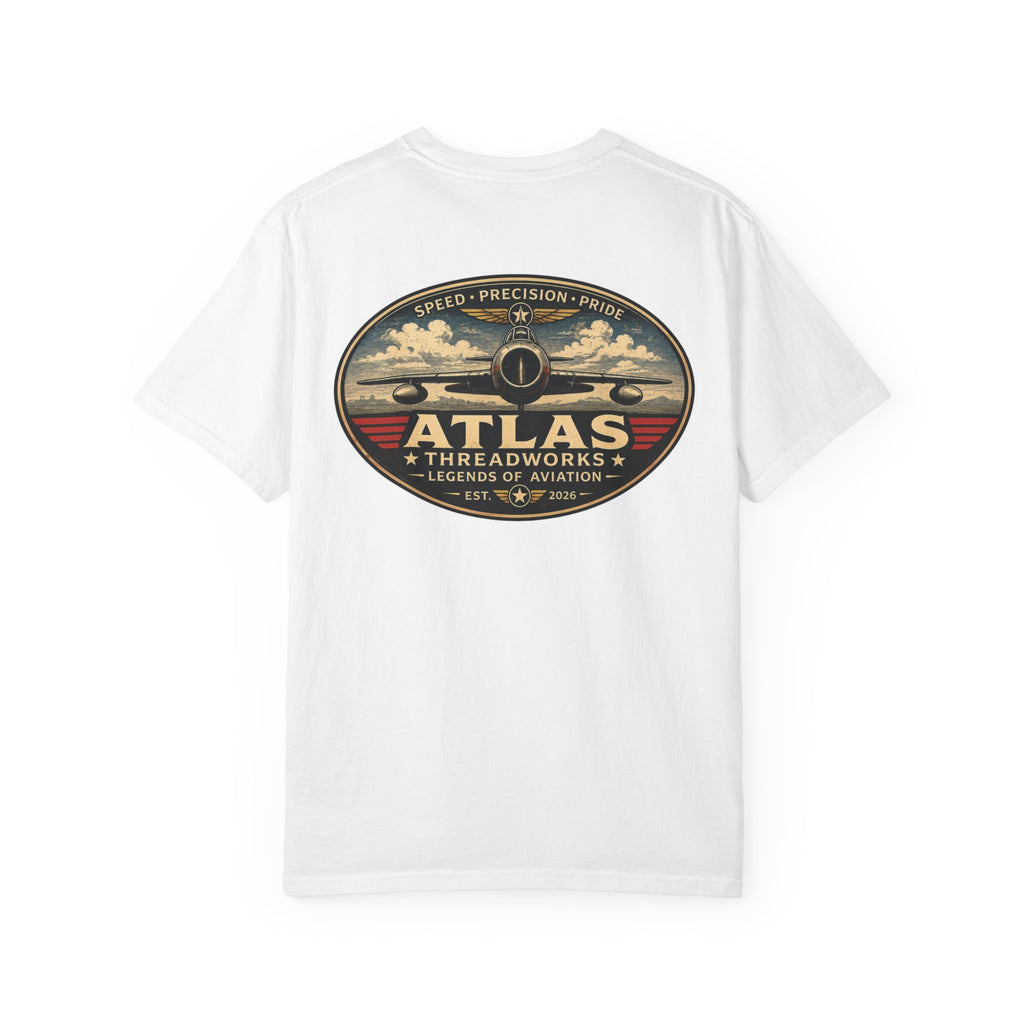 Atlas Threadworks Aviation T-Shirt — Vintage Airplane Logo Tee