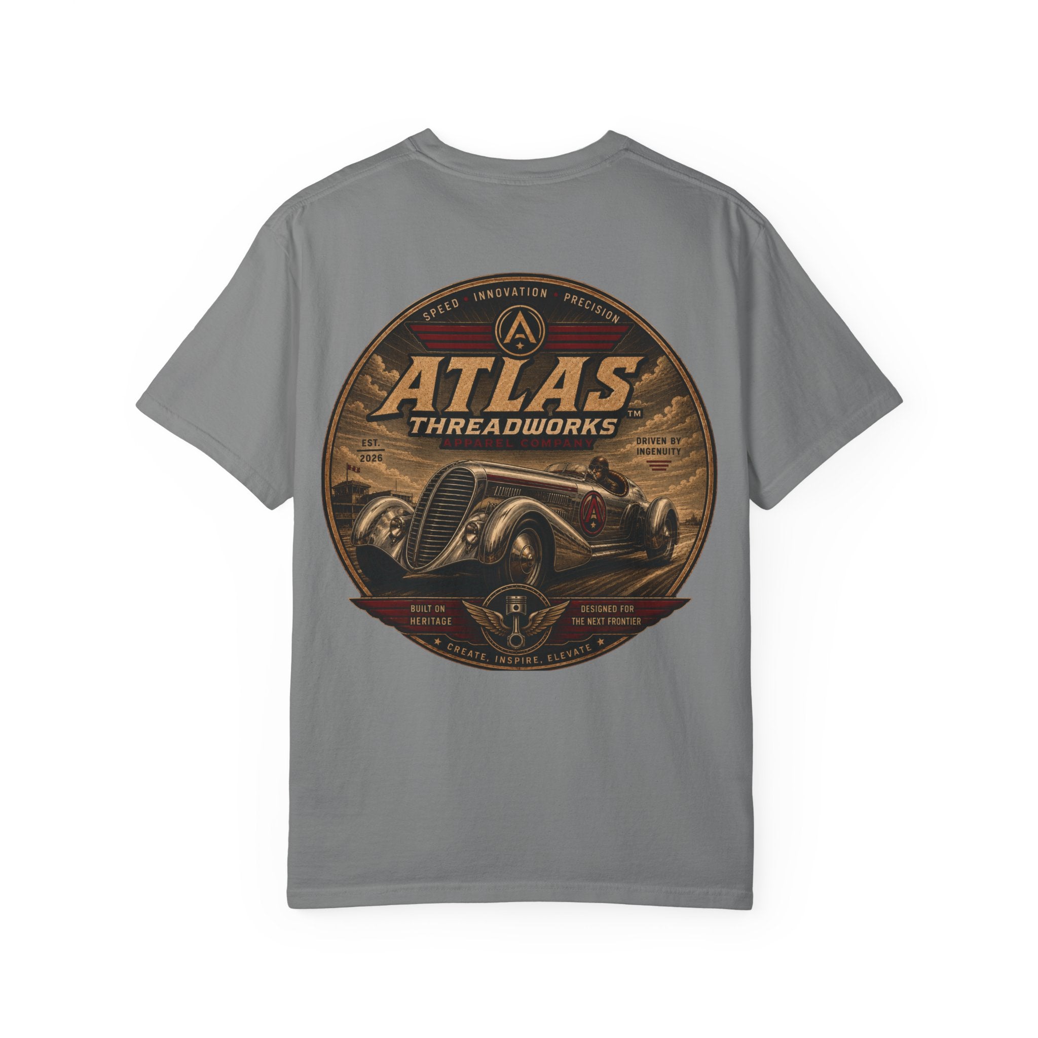 Atlas Threadworks Vintage Car T‑Shirt