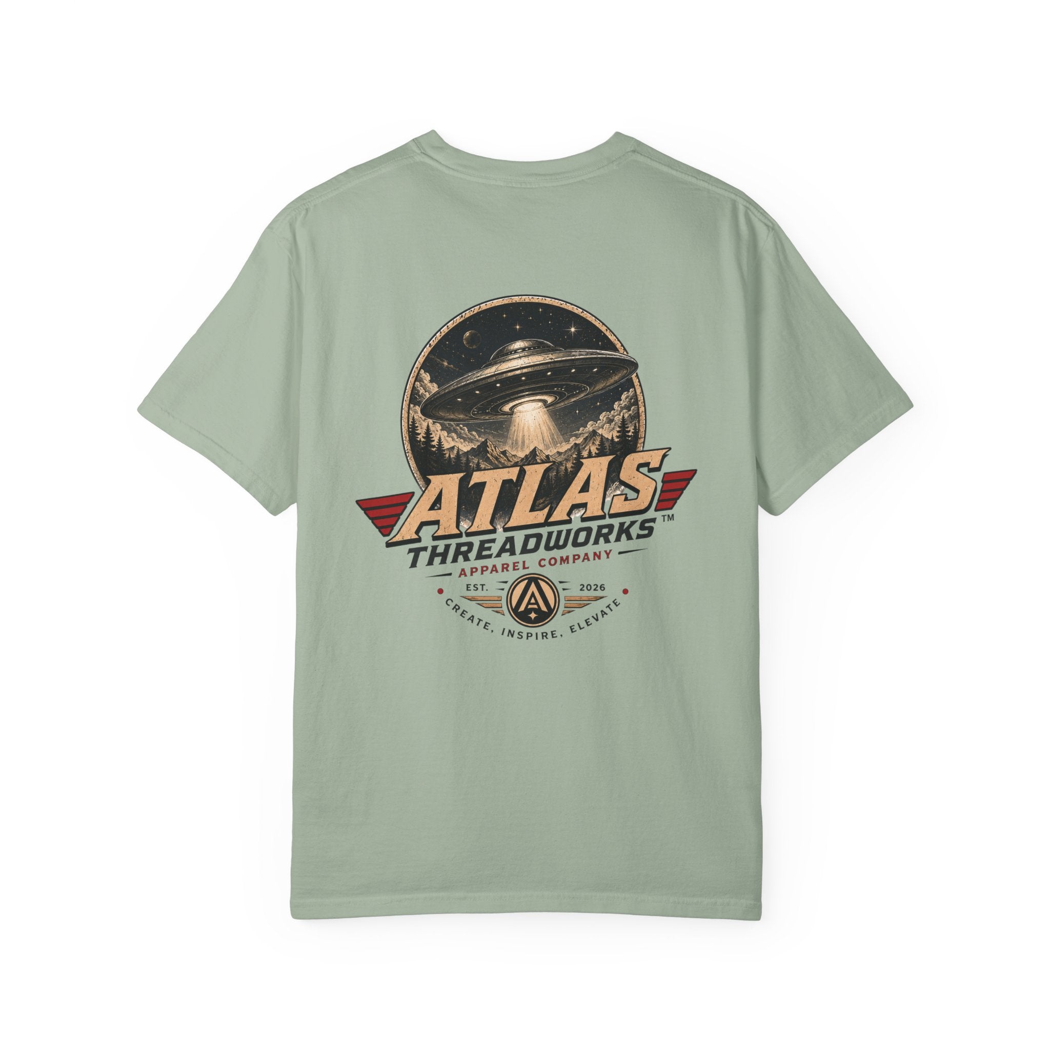 T-Shirt — Atlas Threadworks Vintage UFO Graphic Tee