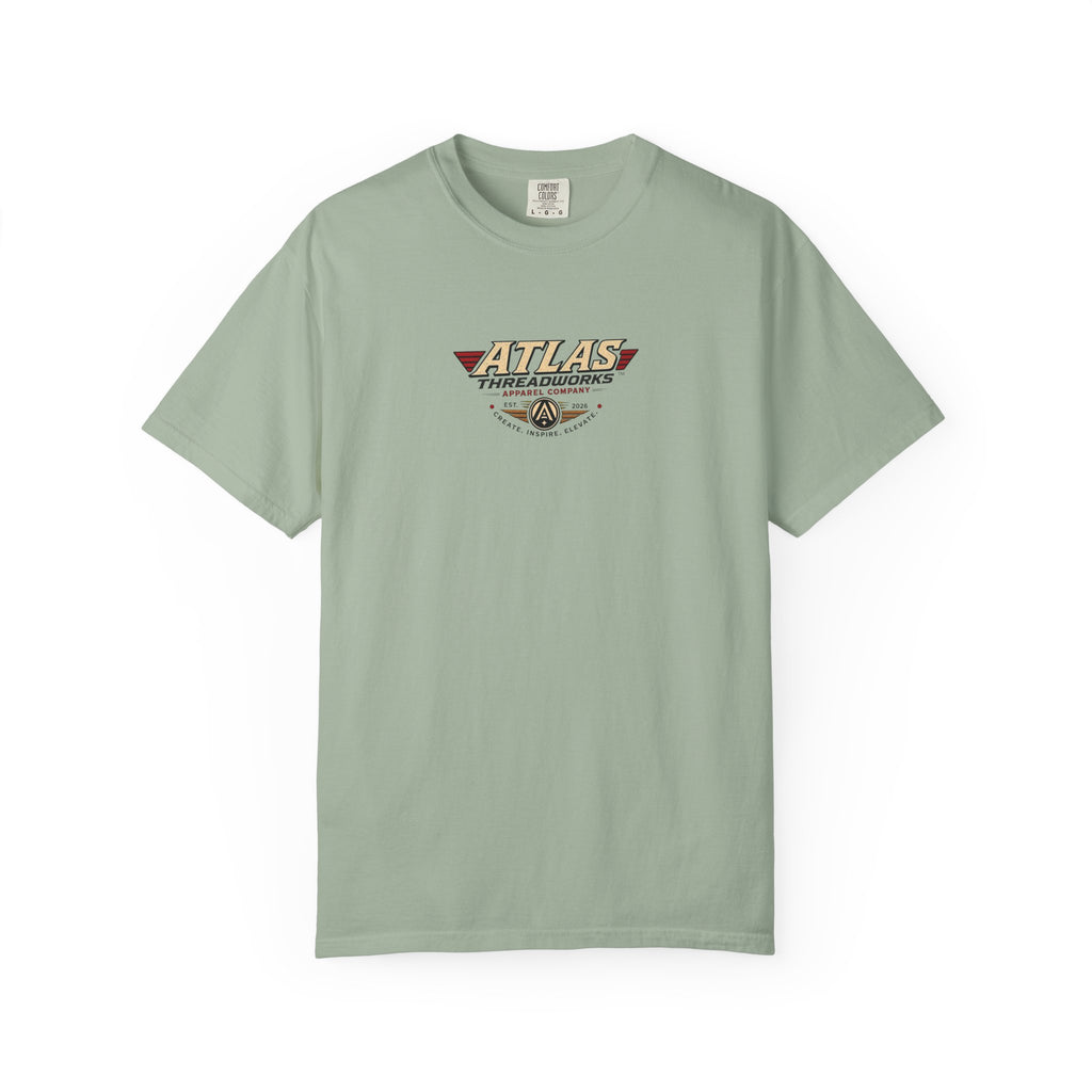 Robot Graphic T-Shirt — "ATLAS" Front Logo & Vintage Robot Back Print