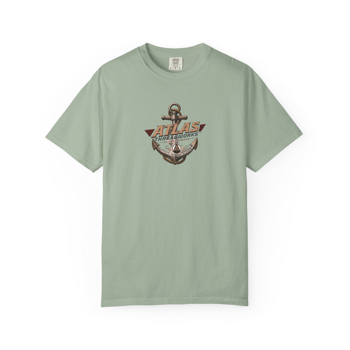 Atlas Threadworks Anchor & Ship T-Shirt — Nautical Vintage Graphic Tee