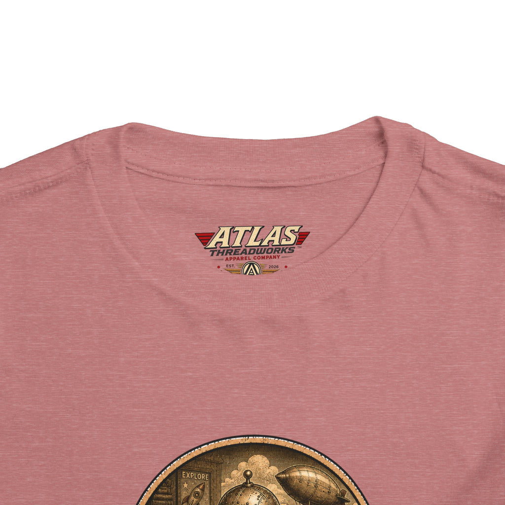Atlas Threadworks Toddler Tee – Vintage Train Set Logo Kids Shirt