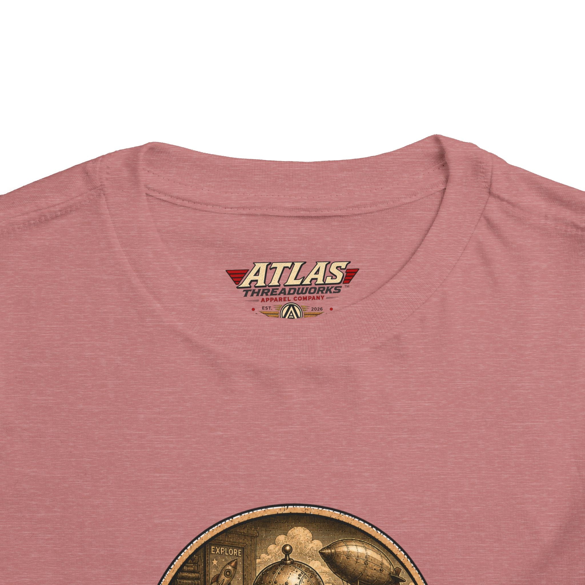 Atlas Threadworks Toddler Tee – Vintage Train Set Logo Kids Shirt