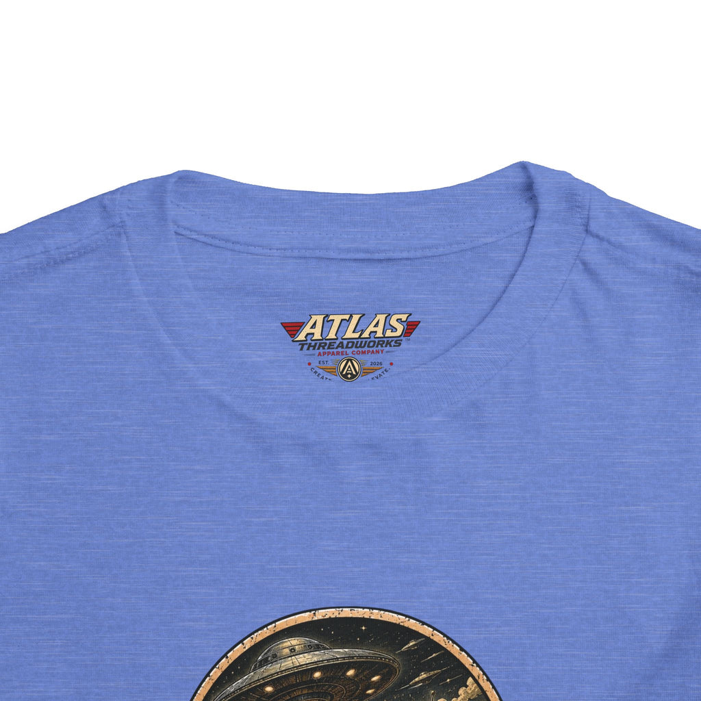 Atlas Threadworks Toddler Tee — Retro Rocket Logo Kids Shirt