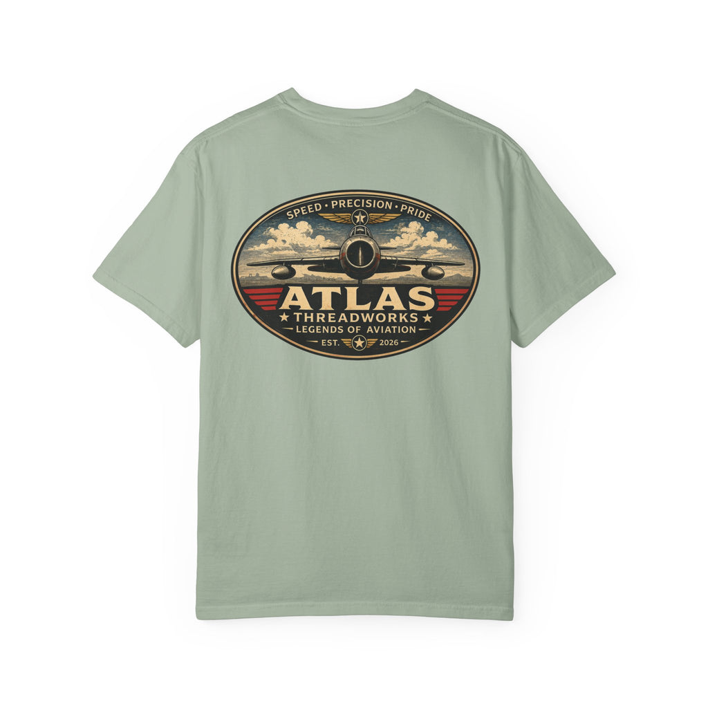 Atlas Threadworks Aviation T-Shirt — Vintage Airplane Logo Tee