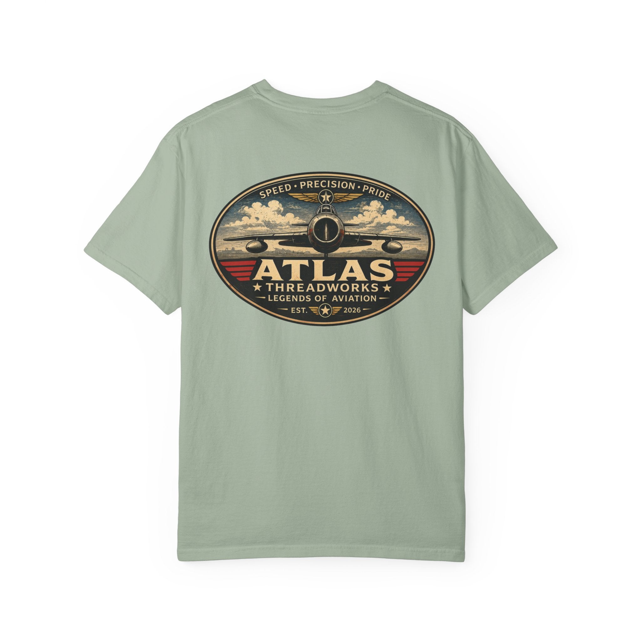 Atlas Threadworks Aviation T-Shirt — Vintage Airplane Logo Tee