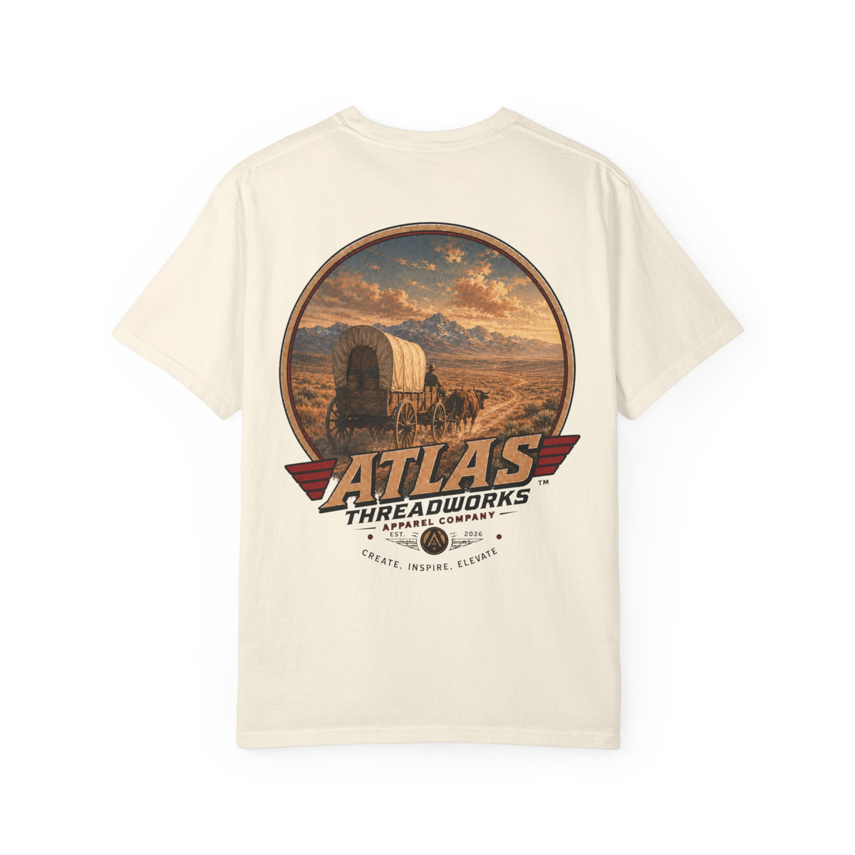 Atlas Threadworks Western Wagon Graphic T-Shirt