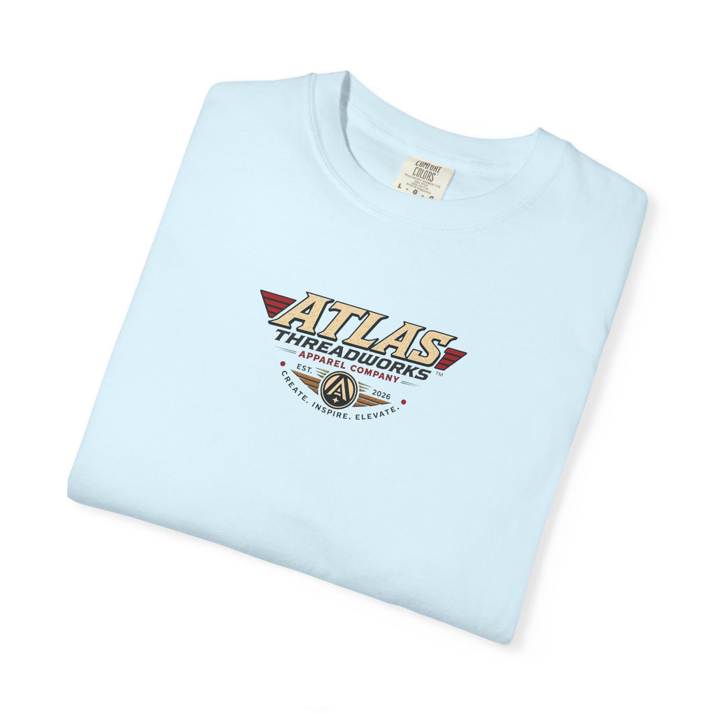 Atlas Threadworks T-Shirt — Vintage Robot and Sky Space Logo Tee